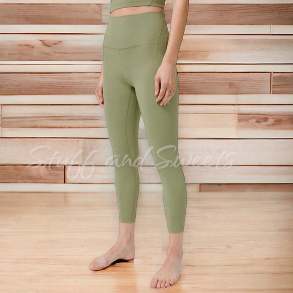 Lululemon Align High-Rise Leggings 25" Rosemary size 4 - Picture 3 of 4